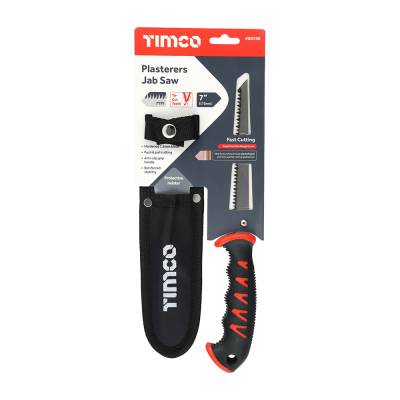 Plasterers Jab Saw Soft Grip Handle Timco 7" 175mm...
